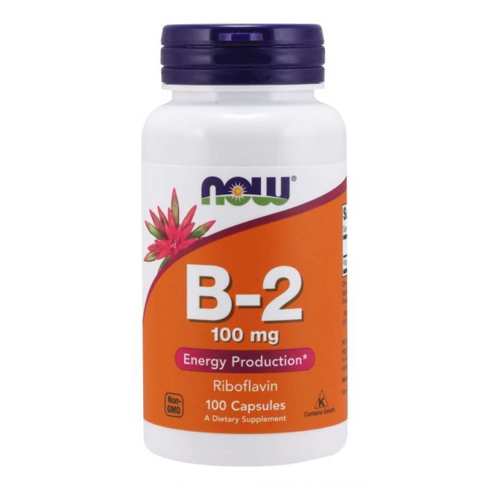 NOW FOODS Riboflavin Vitamin B-2 100mg 100caps