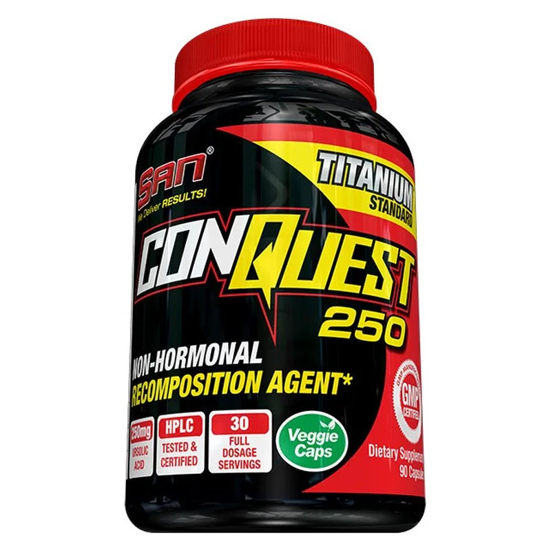 SAN CONQUEST 250  - kwas ursolowy - 90 cap