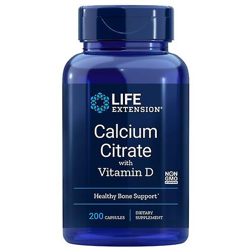 LIFE EXTENSION Calcium Citrate with Vitamin D 200caps