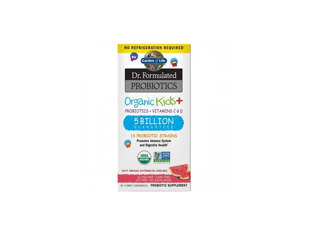GARDEN OF LIFE Dr. Formulated Probiotics Organic Kids + 30 Tabletek do żucia