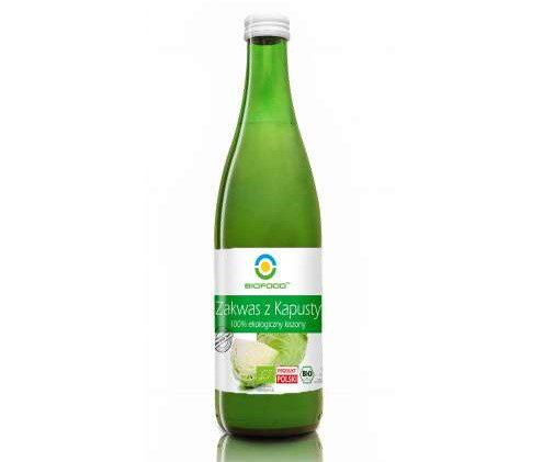 BIO FOOD Zakwas z kapusty kiszonej bezglutenowy  BIO 500 ml
