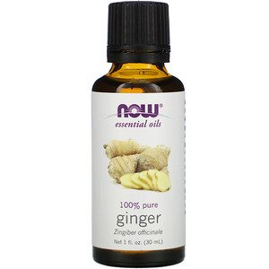 NOW FOODS Esssential Oil -Ginger Oil - olejek imbirowy 100% 30 ml