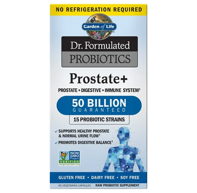 GARDEN OF LIFE  - Probiotyk, Dr. Formulated Probiotics Prostate+, 60 vkaps