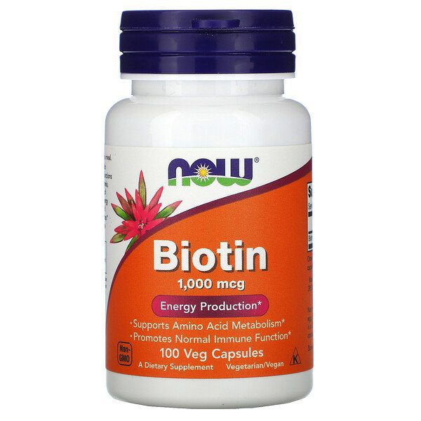 NOW FOODS Biotin 1000 mcg 100 vcaps