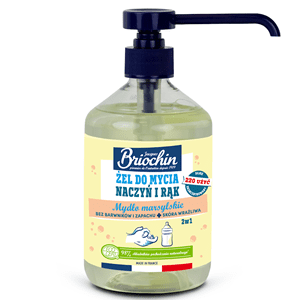 BRIOCHIN Żel do Mycia Naczyń i Rak na bazie Mydła Marsylskiego ECO 500ML