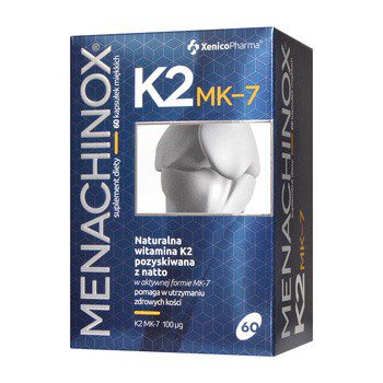 XENICA PHARMA Menachinox K2 MK7 60 kapsułek miękkich