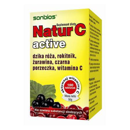 SANBIOS Natur C active 100 tabletek