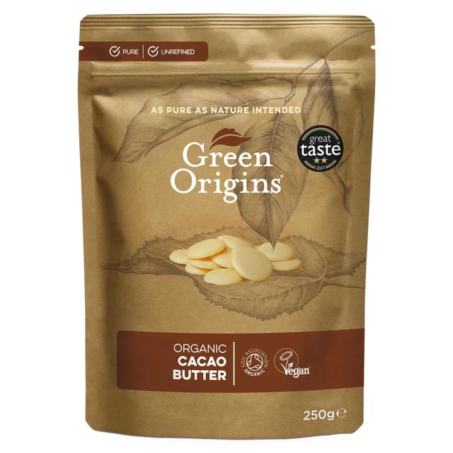 GREEN ORIGINS Organic cacao butter 250grams