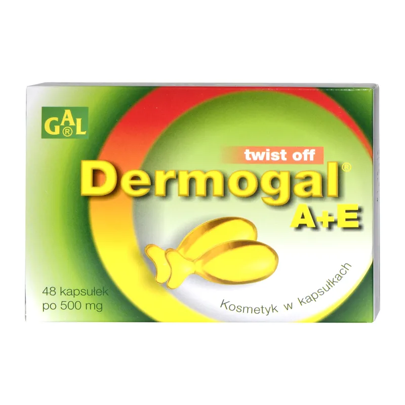GAL Dermogal A+E twist-off, blistry 48 kap