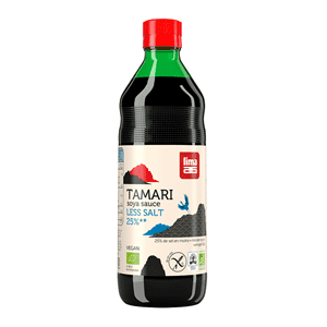 LIMA Sos Sojowy Tamari 25% mniej soli bezglutenowy BIO 500ml