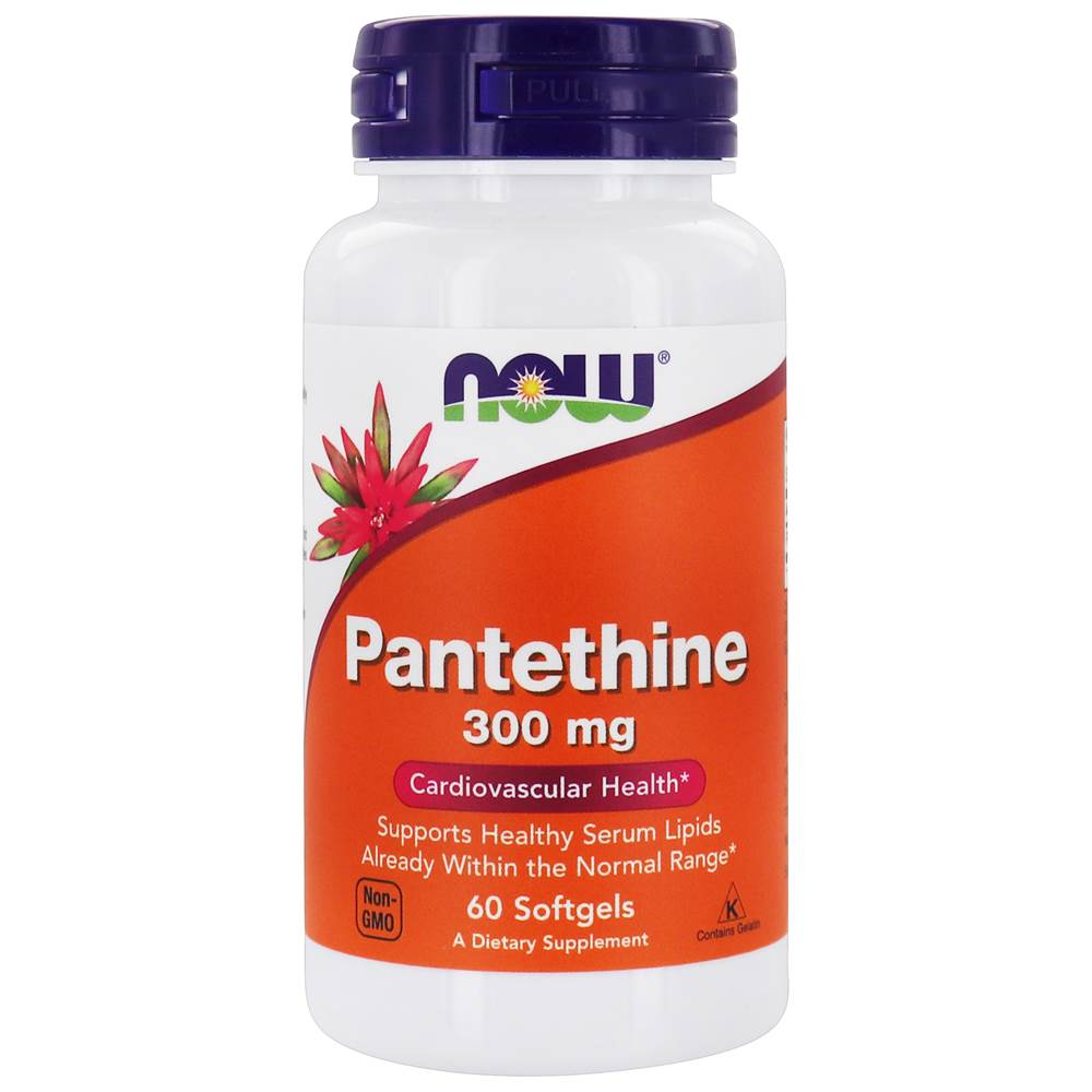 NOW FOODS Pantethine 300 mg 60 softgels