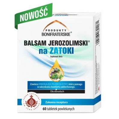 PRODUKTY BONIFRATERSKIE Balsam Jerozolimski na Zatoki 60 tab