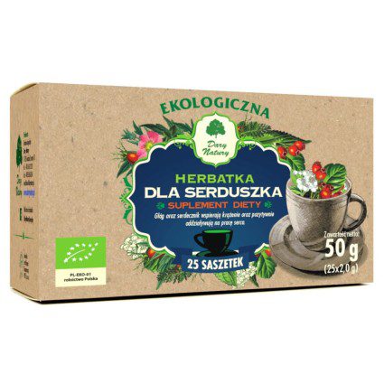 DARY NATURY Herbatka Dla Serduszka Ekologiczna 25x2g fox