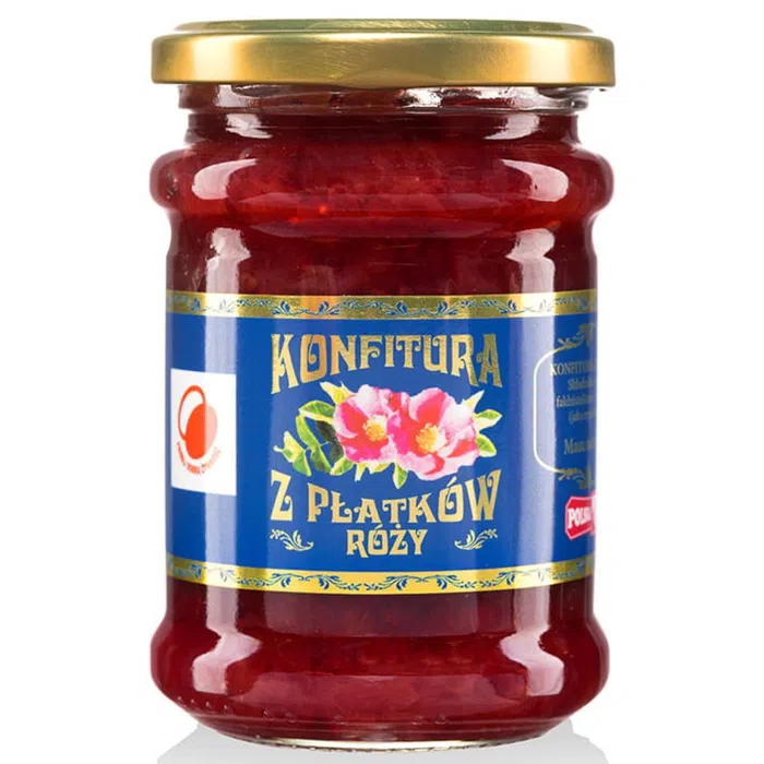 POLSKA RÓŻA Konfitura z Płatków Róży 330g