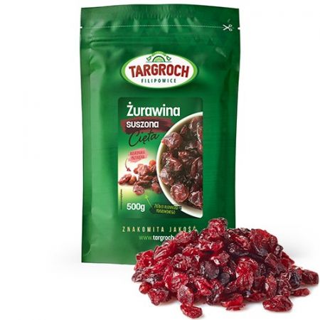TARGROCH Żurawina suszona cięta 500 g