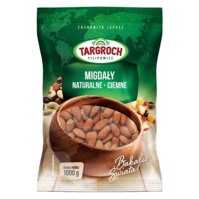 TARGROCH Migdały naturalne ciemne 1 kg