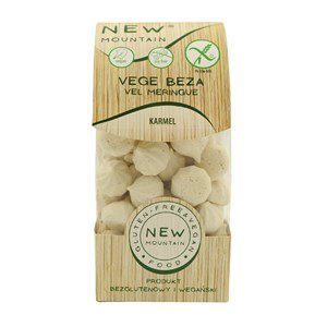 NEW MOUNTAIN Bezy  Wegański Karmelowe  Bezglutenowe 50 g