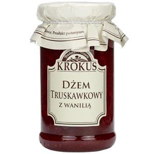 KROKUS Dżem Truskawkowy z Wanilią 235g