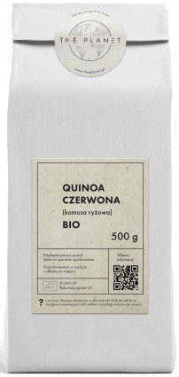 THE PLANET Quinoa Czerwona - Komosa Ryżowa Czerwona BIO  500g