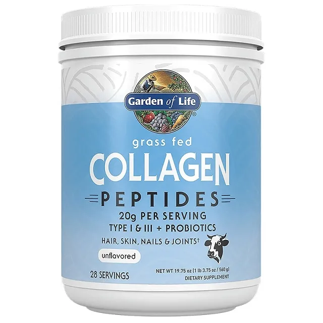 GARDEN OF LIFE Collagen peptides peptyd kolagenu typ 1 i 3 560 g