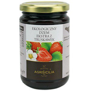 AGRISICILIA Dżem Extra z Truskawek BIO 360g