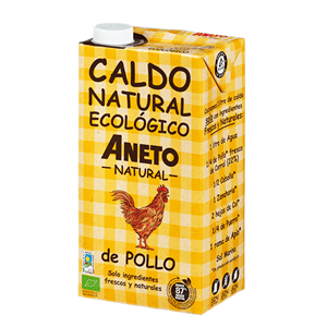 ANETO NATURAL Bulion z Kurczaka w Płynie Bezglutenowy BIO 1 litr