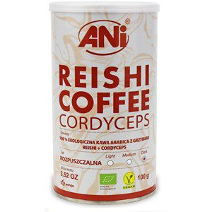ANI Kawa Rozpuszczalna "REISHI + CORDYCEPS" BIO 100 g