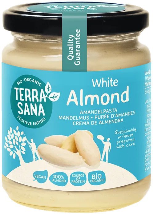 TERRASANA Krem z Migdałów Blanszowanych BIO 250g