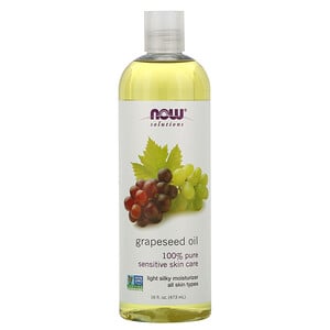 NOW FOODS GRAPESEED OIL 100%, Olej z pestek winogron - 473 ml