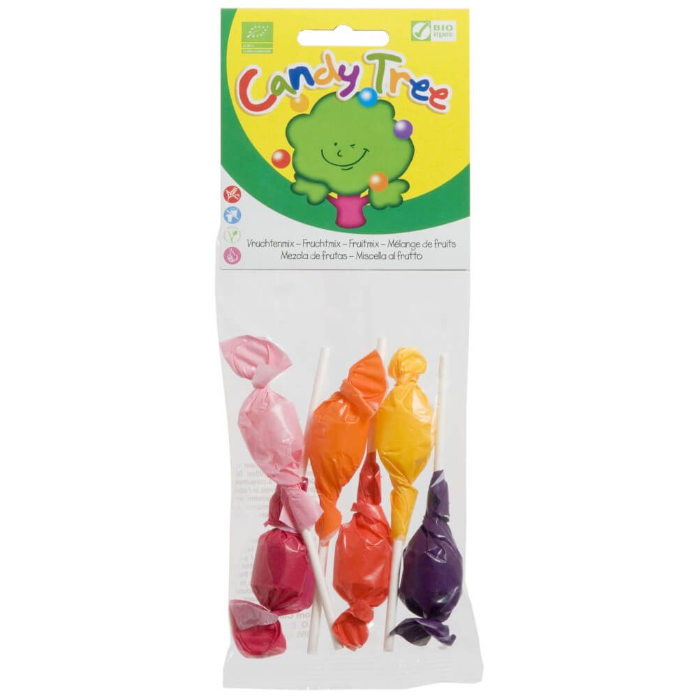 LIZAKI Okrągłe mix  bezglutenowe  BIO (6 x 10 g) - Candy Tree