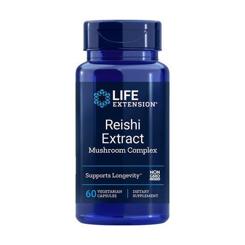 LIFE EXTENSION  Reishi Extract Mushroom Complex 60 vcaps