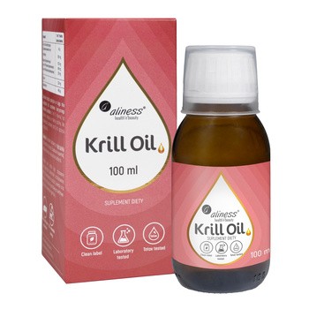 ALINESS Krill Oil Omega-3 z astaksantyną – płyn, 100 ml
