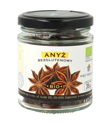 PIĘĆ PRZEMIAN Anyż bezglutenowy 50 gram