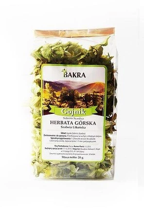BAKRA Gojnik całe ziele herbatka górska 20g