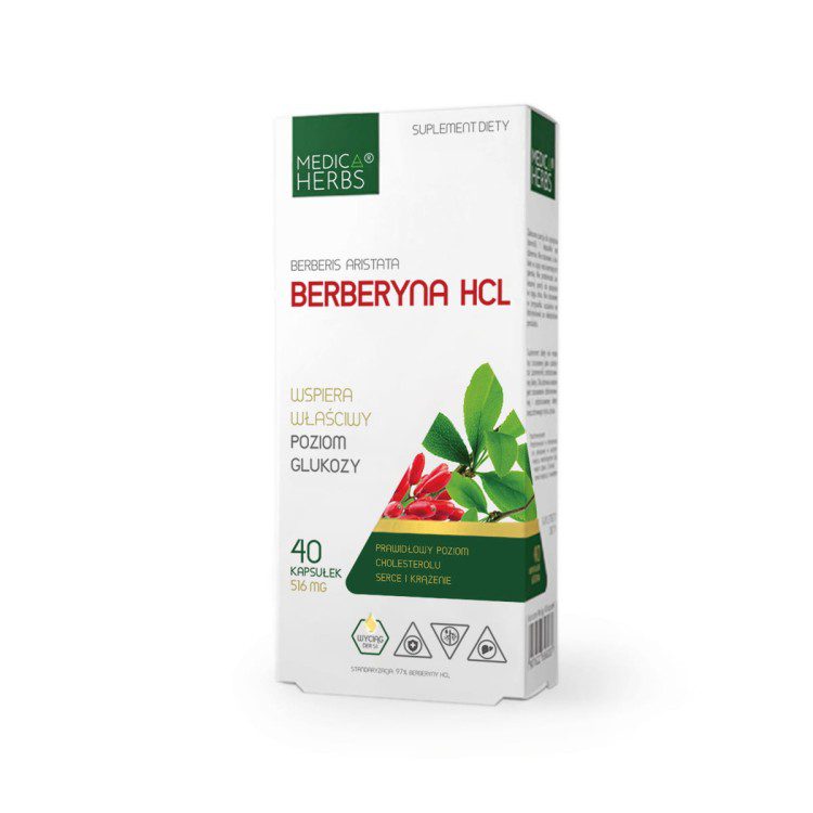 MEDICA HERBS Berberyna HCL 40 kap
