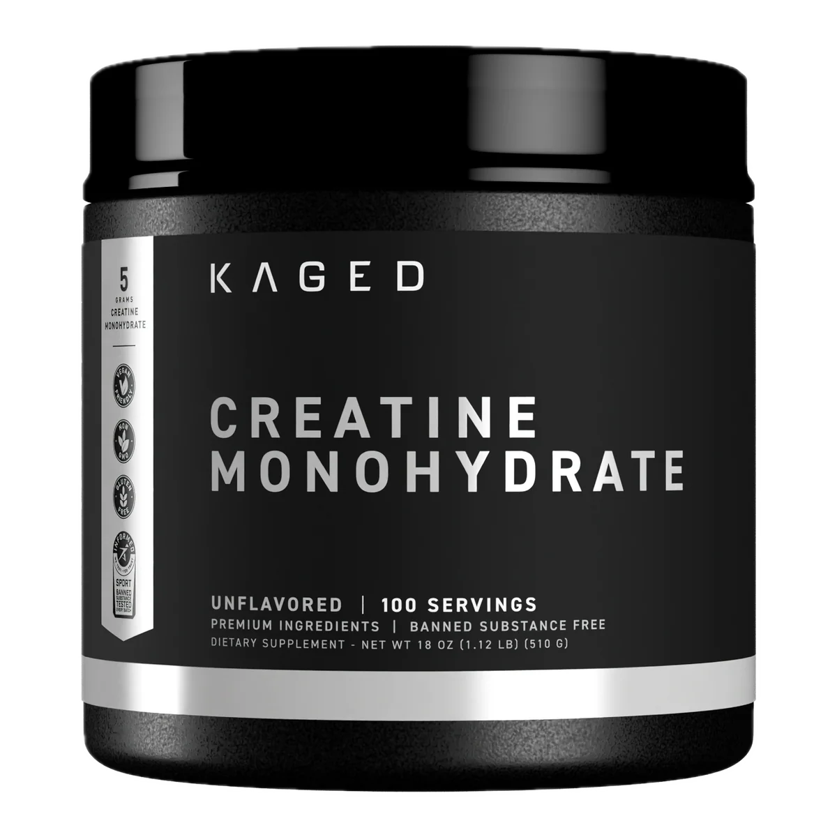 KAGED Creatine Monohydrate unflavored  PREMIUM Informed Sport 500g