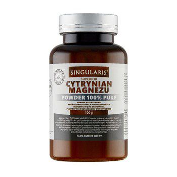 SINGULARIS Cytrynian magnezu 100% powder 100g