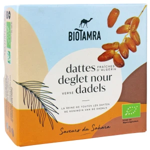 BIOTAMRA Daktyle Deglet Nour świeże na gałązce BIO – 500 g