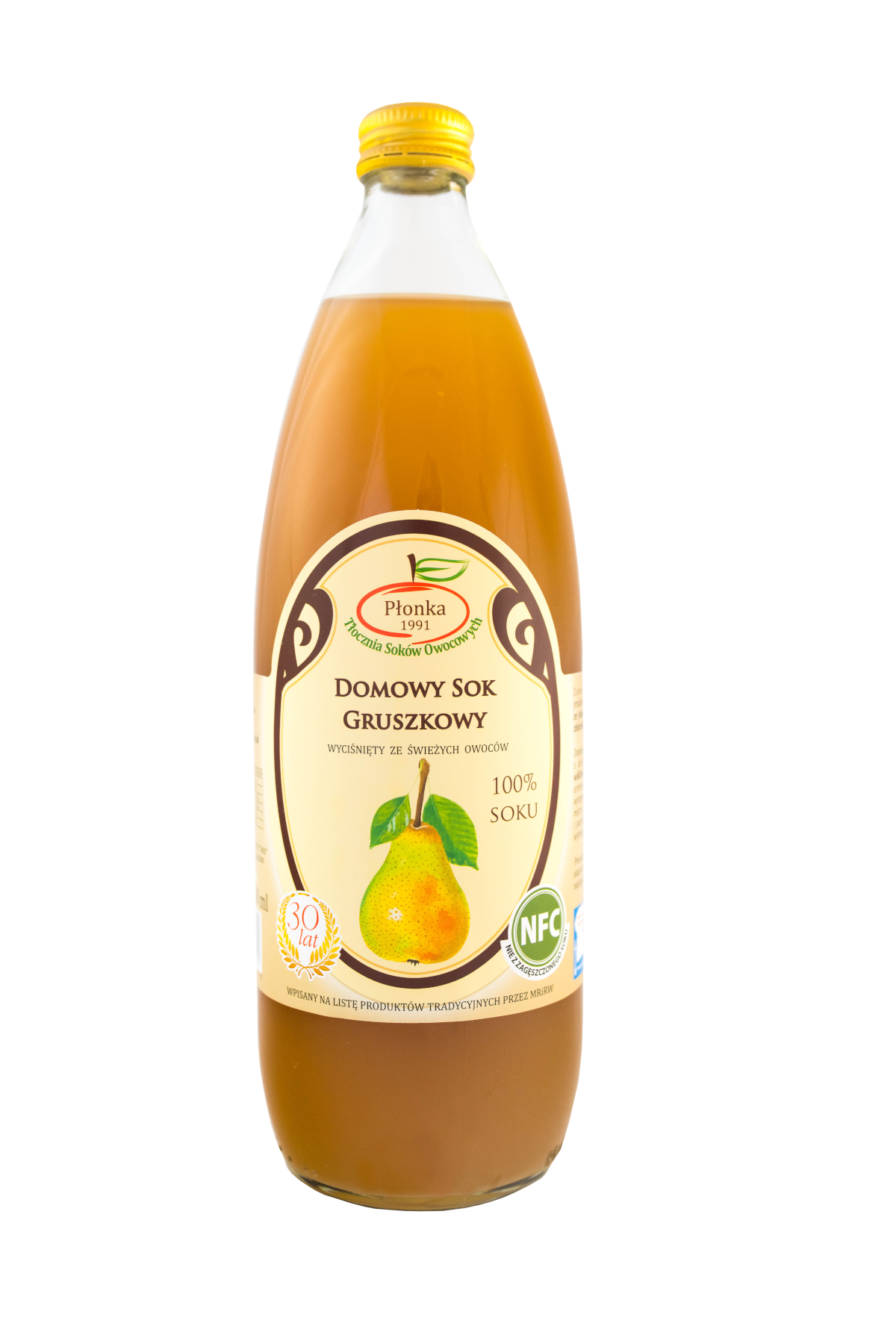 TeSo Płonka Izabela DOMOWY SOK GRUSZKOWY 100% NFC  850 ML