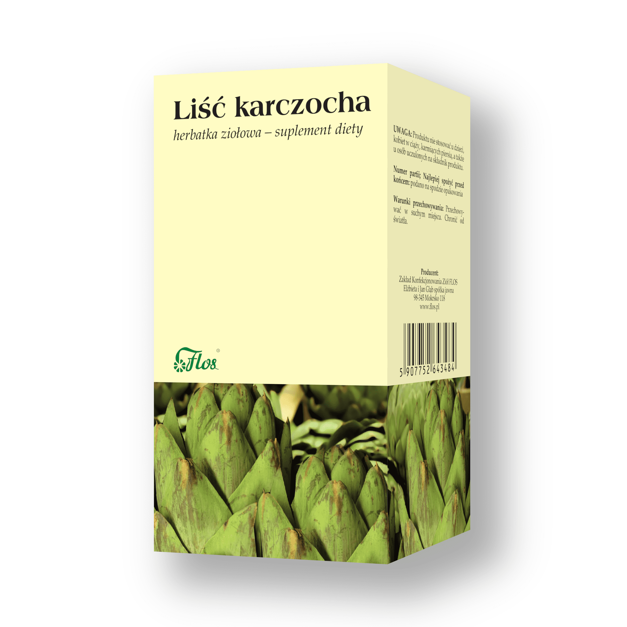 FLOS Liść karczocha fix 20x3g