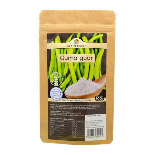 PIĘĆ PRZEMIAN Guma Guar bezglutenowa 300g