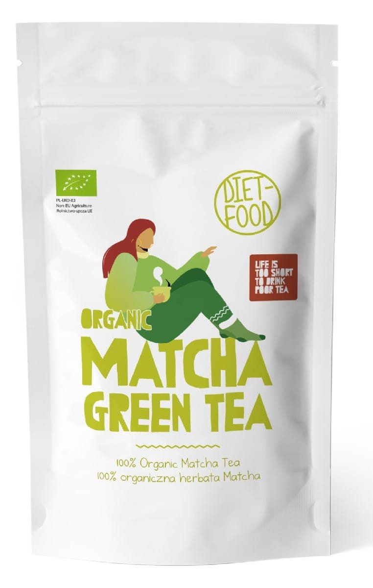 DIET-FOOD Herbata Matcha BIO 100g
