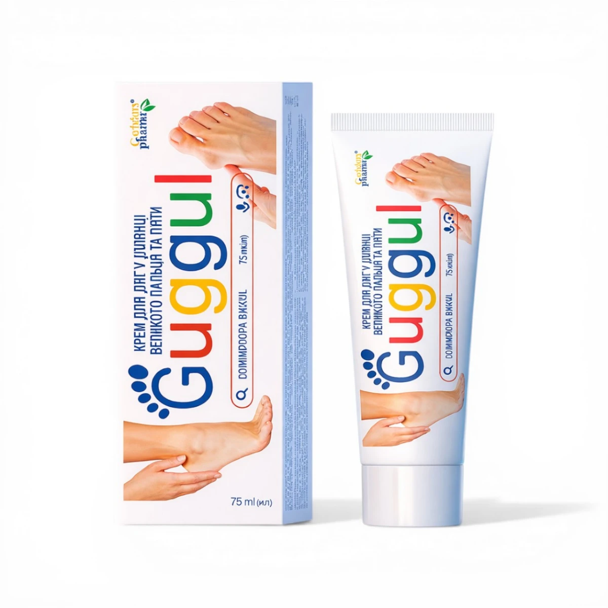 GOLDEN PHARM Guggul krem do stóp 75 ml – regeneracja i poprawa komfortu chodzenia