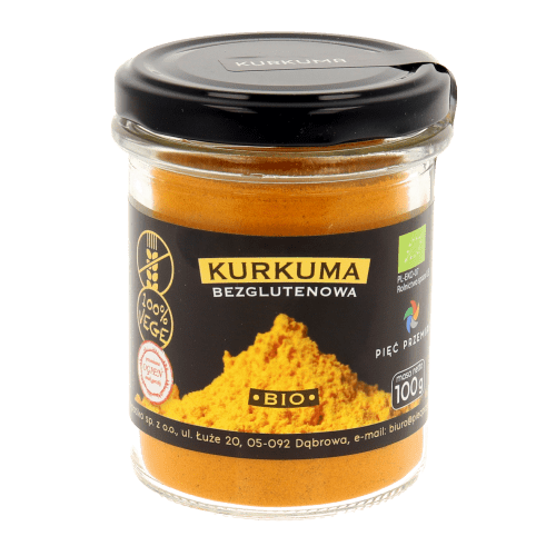 PIĘĆ PRZEMIAN Kurkuma BIO bezglutenowa 100g