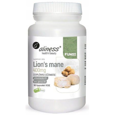 ALINESS Lion's mane 400mg 90 vegkap