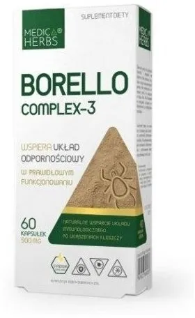 MEDICA HERBS BORELLO Complex-3 60kap