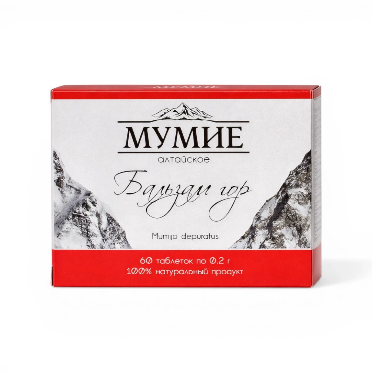 Balsam Gór mumio oczyszczone shilajit ałtajskie 200mg x 60 tabletek