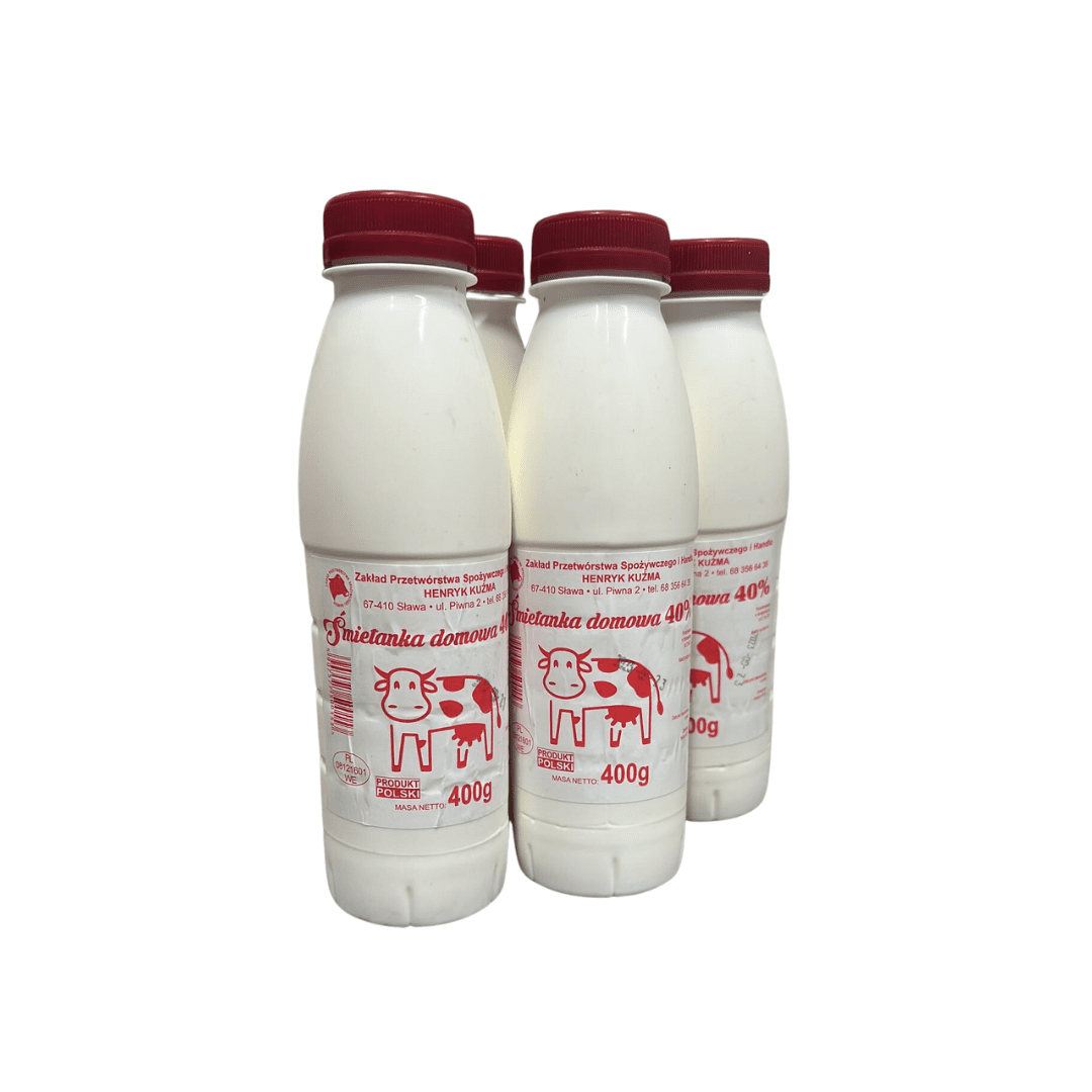 MLECZARNIA HENRYK KUŹMA śmietanka 40% naturalna 250g