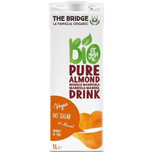 THE BRIDGE Bio Pure Almond Drink 6% migdałów bez cukru 1 litr