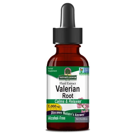 NATURE'S ANSWER Kozłek lekarski – ekstrakt z korzenia - wyciszenie, sen, układ nerwowy 30 ml